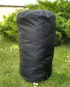Сумка баул-рюкзак влагозащитный тактический армейский военный 100 л Черный - изображение 4
