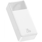 Павербанк 30000 mAh 20W 3A Powerbank с быстрой зарядкой Baseus Bipow Digital Display Портативный аккумулятор внешний аккумулятор 2USB/1Type-C. QC3.0 PD3.0 White (PPDML-N02)