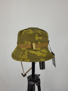 Тактическая боевая военная панама коттон с сеткой ВСУ (ЗСУ) Пиксель 1054 7031 60 размер зеленая - изображение 4