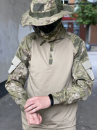 Рубашка мужская военная тактическая с липучками под шевроны ВСУ (ЗСУ) Убакс Турция XXL 6586 хаки - изображение 6