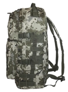 Тактичний похідний міцний рюкзак 40 літрів колір піксель 161-3 MS - зображення 4