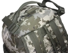 Тактический походный крепкий рюкзак 40 литров цвет пиксель 161-3 MS - изображение 7