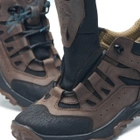 Кросівки тактичні чоловічі демісезонні, кросівки тактичні чоловічі, натуральна шкіра та кордура, розмір 42, Bounce ar. KR-7642, колір коричневий - зображення 4