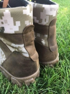 Берцы женские демисезонные ботинки тактические, черевики тактичні жіночі берці, натуральна шкіра та кордура, размер 39, Bounce ar. TBW-2439, цвет камуфляж - изображение 3