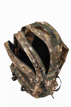 Тактичний похідний міцний рюкзак 40 літрів колір Мультікам 161-1 MS - зображення 6