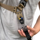 Ремень оружейный одноточечный Tactical Belt тактический универсальный одноточка койот - изображение 3