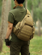 Армійський тактичний рюкзак 20L Захисник 119 хакі - зображення 14