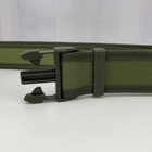 Ремінь тактичний чоловічий регульований ЗСУ 6729 128х4,7 см зелений - зображення 7