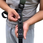 Ремень оружейный трехточечный Tactical Belt универсальный тактический трехточка олива - изображение 5