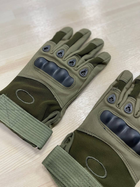 Тактические перчатки, защитные, военные перчатки M Олива - изображение 1
