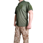 Рубашка поло военная для ЗСУ зеленая М (48) - изображение 4