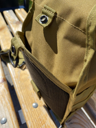 Тактичний рюкзак Tactic Backpack сумка на плече 10л 28х10х20 см (Koyot) - зображення 6
