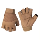 Тактичні рукавиці Mil-Tec Army Fingerless - Coyote (Size S) - зображення 1