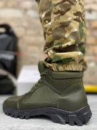 Тактические ботинки с перфорацией Хаки 45 (30 см) - изображение 3