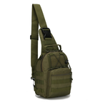 Тактический штурмовой военный рюкзак сумка Outdoor Tactics Z6 (с системой MOLLE) 6 литров Олива - изображение 9