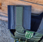 Защитный жилет под плиты с 3мя подсумками на липучке, зеленый - изображение 5