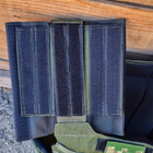Защитный жилет под плиты с 3мя подсумками на липучке, зеленый - изображение 6