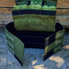 Защитный жилет под плиты с 3мя подсумками на липучке, зеленый - изображение 11