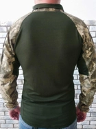 Военная тактическая рубашка с длинным рукавом Убакс 52 Хаки Пиксель - изображение 2