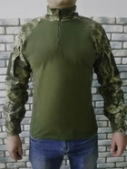 Військова тактична сорочка з довгим рукавом Убакс 64 Оліва Піксель - зображення 1