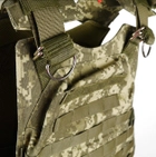 Військова армійська плитоноска Жилет тактичний швидкознімний IT-1 Піксель - зображення 5