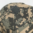 Тактическая кепка с липучкой Пиксель ЗСУ / Мужская бейсболка регулируемая с липучкой - изображение 8