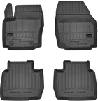 Автомобильные коврики в салон Frogum 3D на Ford Mondeo 4 клип 25.5см 07-14 Форд Мондео черные SO0697
