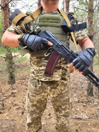 Перчатки тактические кожаные без пальцев Tactigear PS-8801 Patrol M Black (8801BK3-M) - изображение 11