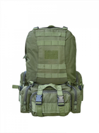 Тактический Рюкзак ЗСУ 50 л Военный Походный Армейский Олива MOLLE - изображение 3