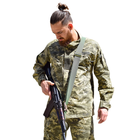 Ремень оружейный трехточковый для АК / AR Ukr Cossacks хаки - изображение 7