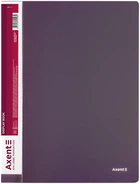 Папка пластиковая Axent A4 60 файлов сливовая (1060-11-A)