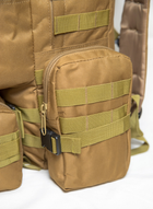 Рюкзак тактический штурмовой зсу 50 л, рюкзак военный койот, походный ВСУ армейский - изображение 8