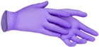 Перчатки нитриловые без пудры нестерильные SafeTouch Advanced фиолетовые M (3,5 г) - зображення 1