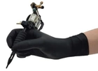 Перчатки нитриловые нестерильные Zarys EasyCare Black S 100 шт - изображение 5
