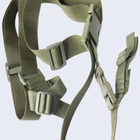 Тактический трехточечный оружейный ремень UMA цвет олива - изображение 6