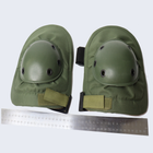 Налокотники военные UMA универсального размера цвета олива - изображение 6