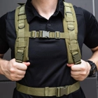 Тактический Военный рюкзак на 30 л Хаки с системой MOLLE DOMINATOR Olive Армейский Штурмовой + Тактические перчатки - изображение 3