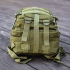 Тактический Военный рюкзак на 30 л Хаки с системой MOLLE DOMINATOR Olive Армейский Штурмовой + Тактические перчатки - изображение 6