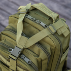 Тактический Военный рюкзак на 30 л Хаки с системой MOLLE DOMINATOR Olive Армейский Штурмовой + Тактические перчатки - изображение 7