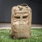 Тактичний Військовий рюкзак на 30 л Койот з системою MOLLE DOMINATOR Армійський Штурмовий + Тактичні рукавички - зображення 7