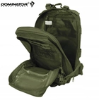 Тактический Военный рюкзак на 30 л Хаки с системой MOLLE DOMINATOR Olive Армейский Штурмовой + Тактические перчатки - изображение 9