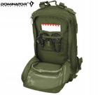 Тактический Военный рюкзак на 30 л Хаки с системой MOLLE DOMINATOR Olive Армейский Штурмовой + Тактические перчатки - изображение 11