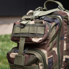 Тактичний Військовий рюкзак на 30 л Камуфляж Вудленд з системою MOLLE DOMINATOR Woodland Штурмовий + Тактичні рукавички - зображення 14
