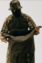 Баул тактический военный транспортный сумка-рюкзак 115 л Олива - изображение 10