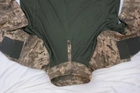 Рубашка тактическая боевая Убокс (кулир) Хаки -Пиксель зеленый раз. XXXL - изображение 4