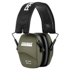 Захисні шумоподавлюючі навушники для стрільби та захисту органів слуху тактичні пасивні 26 дБ Prohear EM016 Green - зображення 9