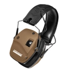 Активные наушники складные тактические для стрельбы и защиты органов слуха с Bluetooth Prohear EM030 Brown - зображення 7