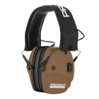Активные наушники складные тактические для стрельбы и защиты органов слуха с Bluetooth Prohear EM030 Brown - зображення 8
