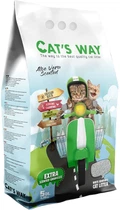 Наповнювач для котячого туалету Cat's Way Aloe Vera бентонітовий 5 л Зелений (8682162004601)