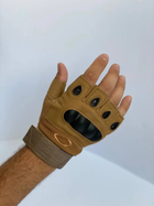 Тактические перчатки беспалые кайот M - изображение 4
